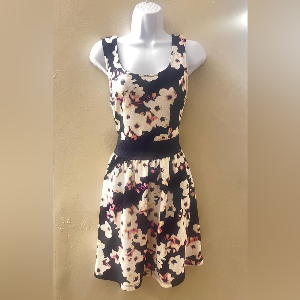 Cream Fit and Flare Midi Dress for Wedding Guest